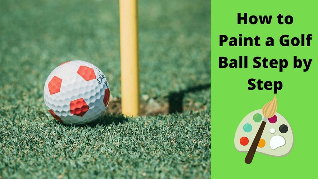 How to paint a golf ball