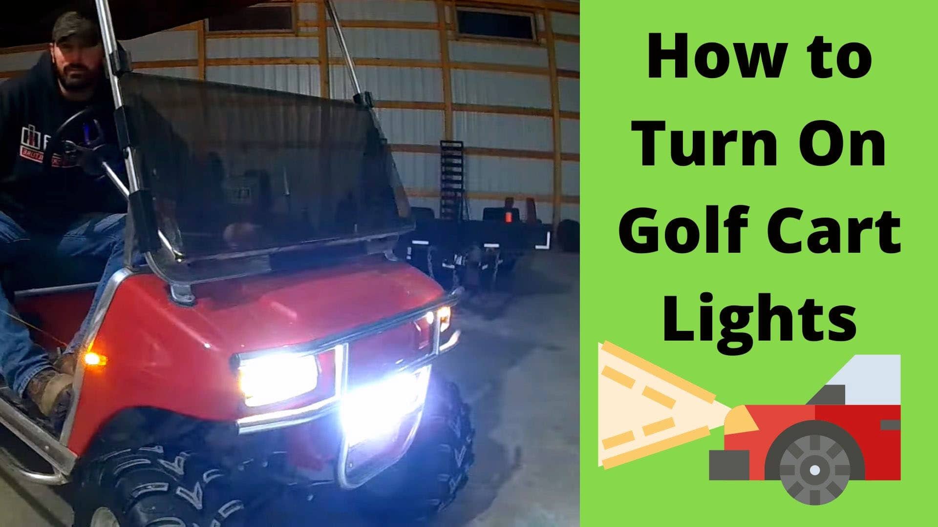 How to Turn On Golf Cart Lights