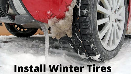 Install Winter Tires