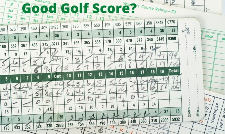 what is a good golf score