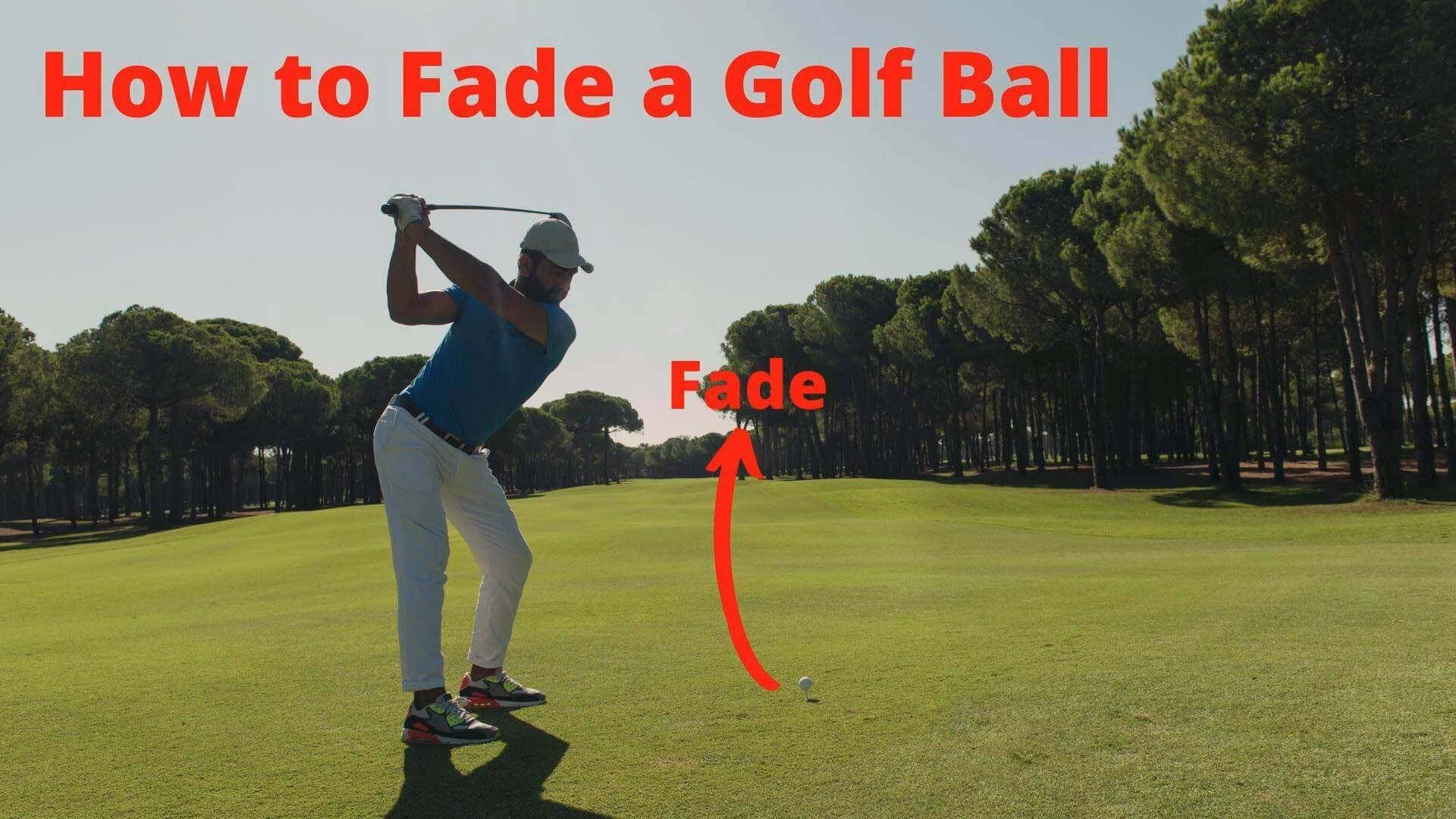 A fade is a golf shot where the ball curves to the right in the air from left to right or from right to left when one is a left-handed golfer.