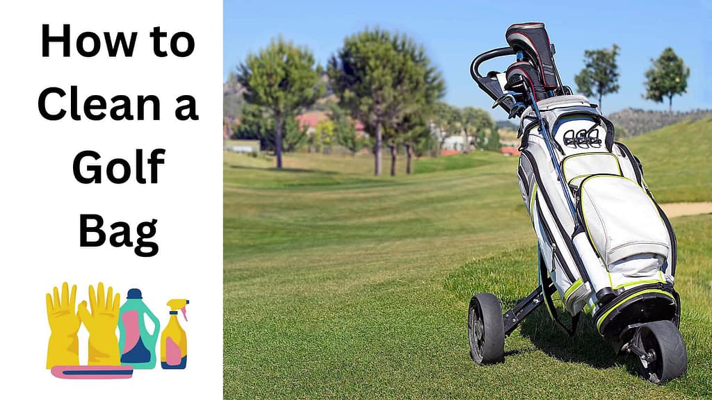 how to clean a golf bag