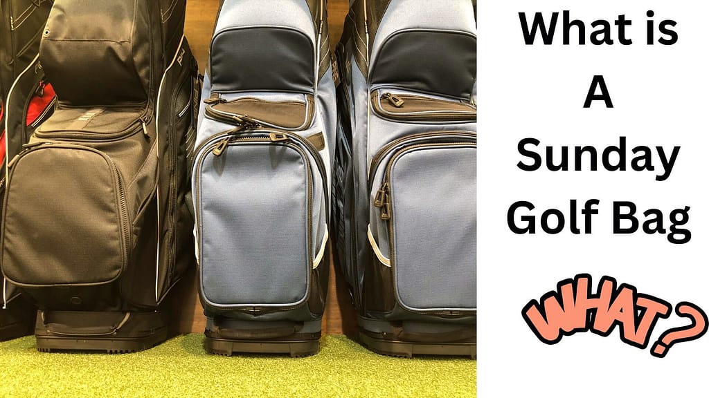 What is a Sunday golf bag?