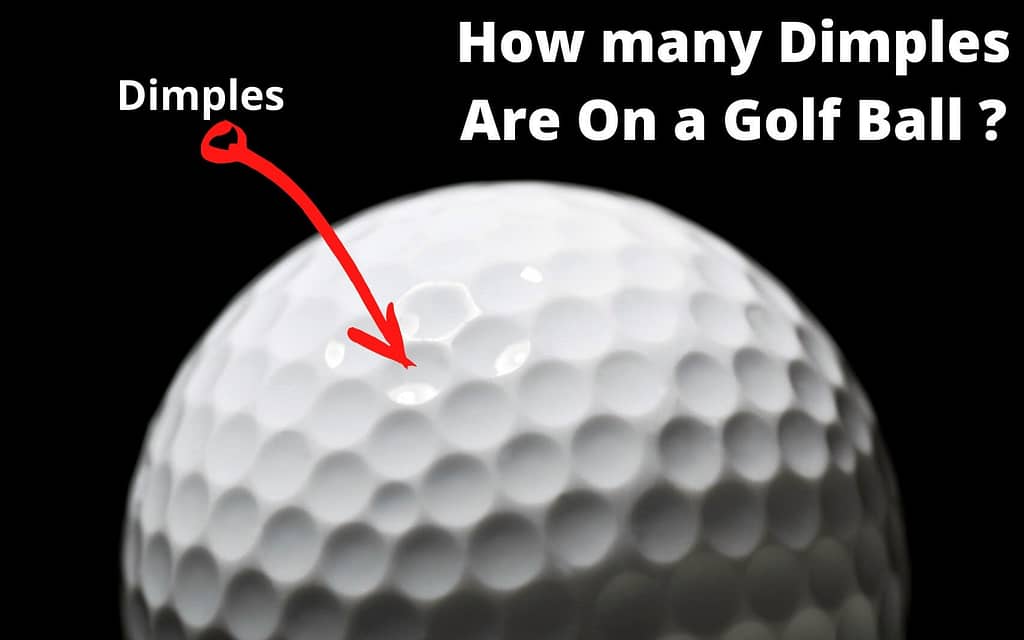 how many dimples are on a golf ball